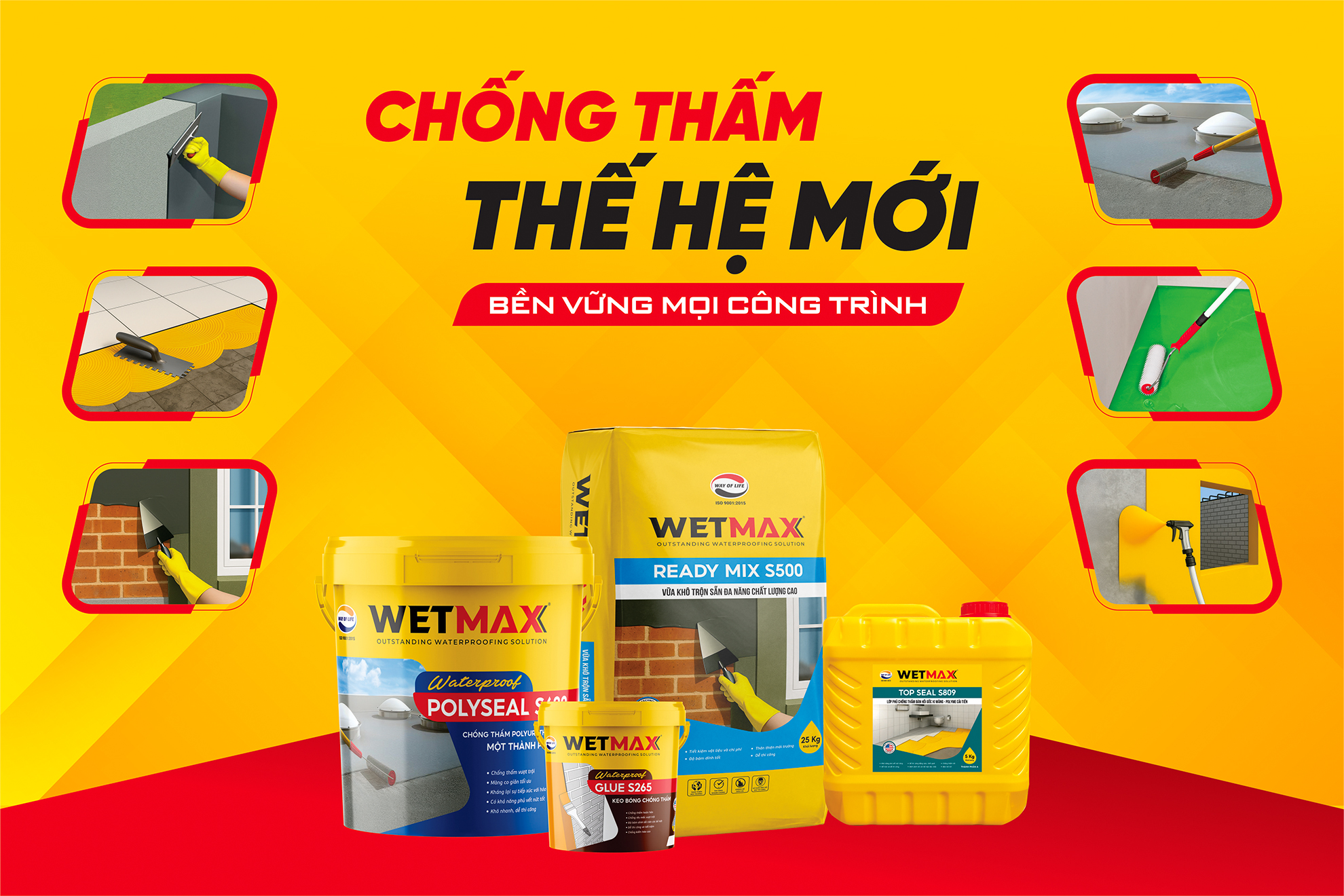 WETMAX – Giải Pháp Chống Thấm Toàn Diện Cho Mọi Công Trình 