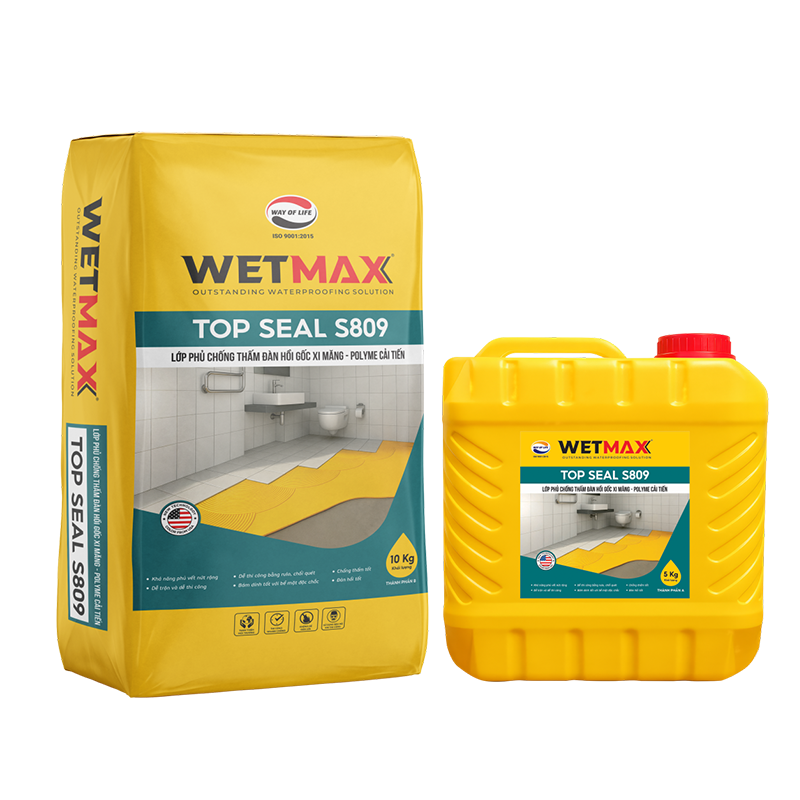 LỚP PHỦ CHỐNG THẤM ÐÀN HỒI GỐC XI MĂNG - POLYME CẢI TIẾN